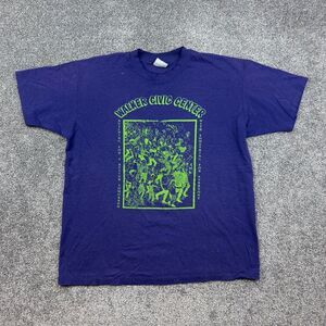 Vintage Walker Civic Center Shirt Mens XL Purple Hanes 50/50 Michigan Fair‎